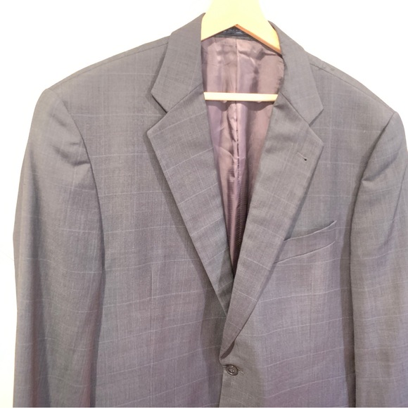 Nordstrom Joseph Abboud Men's Wool and Silk Grey Suit Jacket Size 42L - Picture 5 of 11